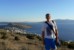 Widok ze wzgĂłrza zamkowego, po lewej miasteczko Ksamil, po prawej wyspa Korfu