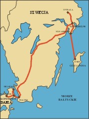 Dania, Szwecja - trasa wycieczki