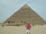 giza foto - Sfinks i piramida Chefrena