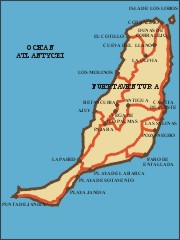 fuerteventura - trasa wycieczki