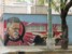mural przedstawiajÄcy sĹynnego komunistÄ banitÄ