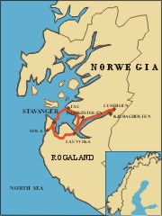 Norwegia - trasa wycieczki