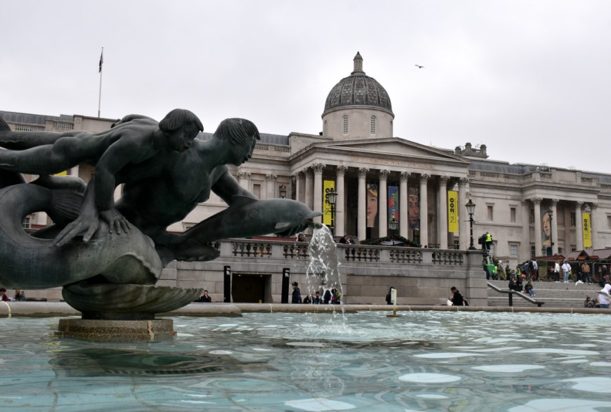 Londyn, Trafalgar Square, National Gallery