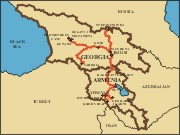 Gruzja i Armenia - trasa wycieczki
