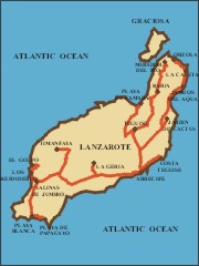 Lanzarote - trasa wycieczki