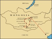 Mongolia - trasa wycieczki